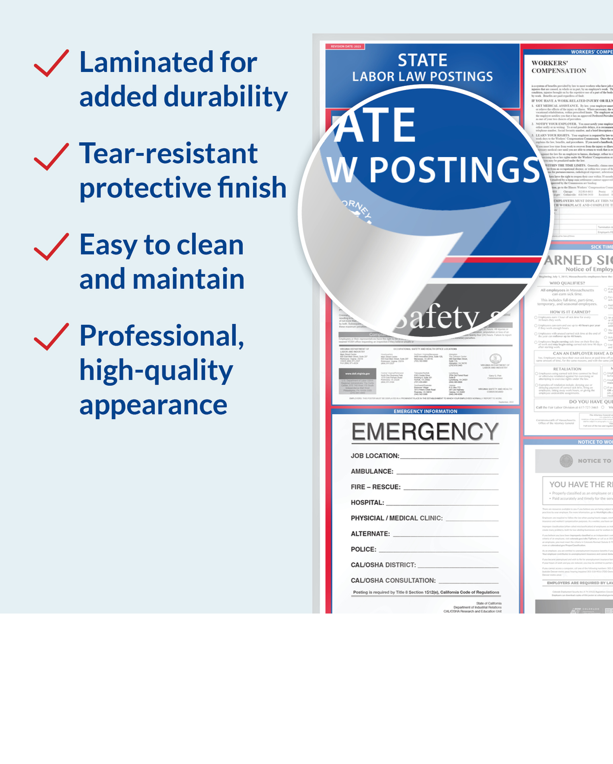 State Labor Law Poster Set