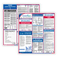 Two labor law posters with text and graphics on a white background